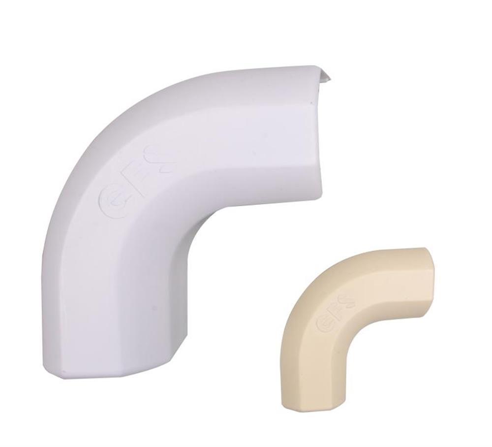 GFS KREM PVC DİRSEK - DN 20 - 25