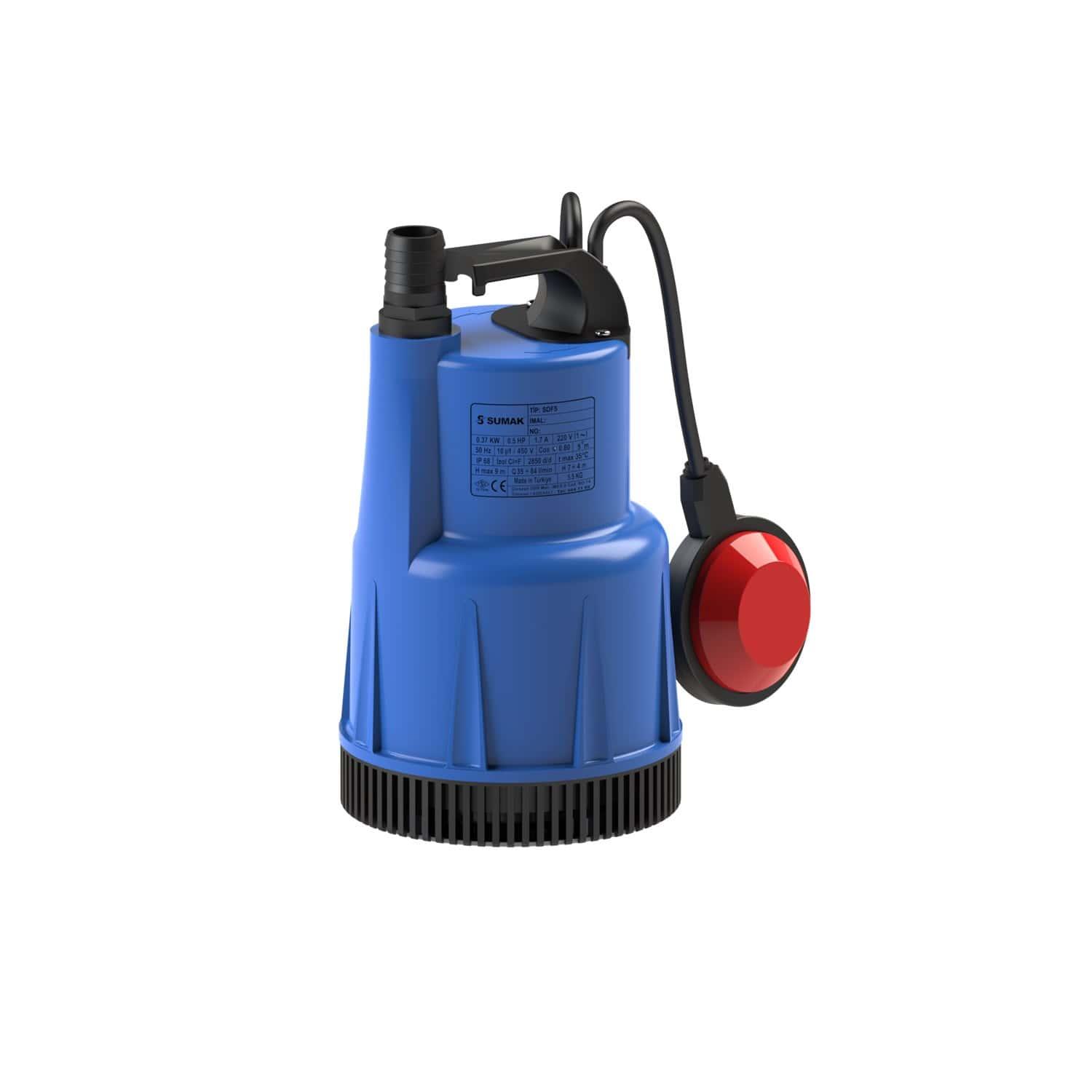 SUMAK 0.25KW DRENAJ DALGIÇ POMPA