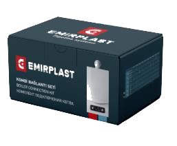 EMİR PLAST KOMBİ BAĞLANTI SETİ METAL TAPALI DİRSEKLİ