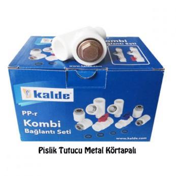 KALDE KOMBİ BAĞLANTI SETİ METAL TAPALI DÜZ