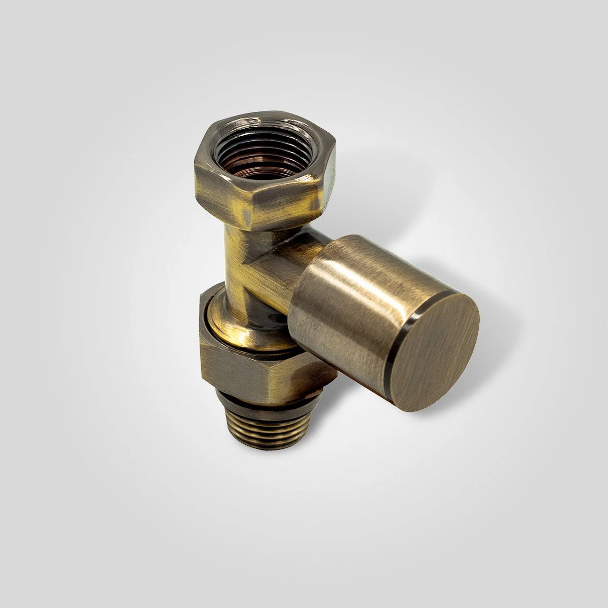 1/2" EDP KAPLAMALI DÜZ RADYATÖR VANASI METAL VOLAN - SARI ESKITME